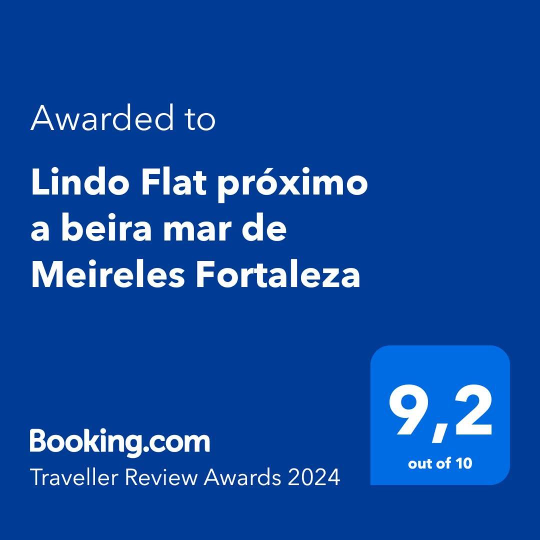 Lindo Flat Proximo A Beira Mar De Meireles Fortaleza Bagian luar foto